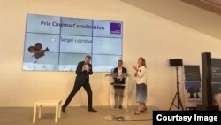 Сергей Лозница на вручении наград France Culture