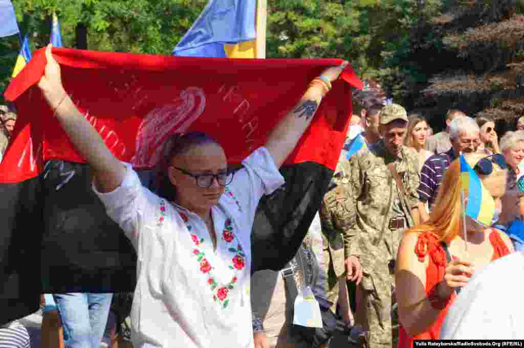 А так празднуют независимость в Днепре.