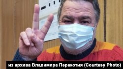 Владимир Перекотий в суде после 2 суток в КПЗ, Красноярск, 2 февраля