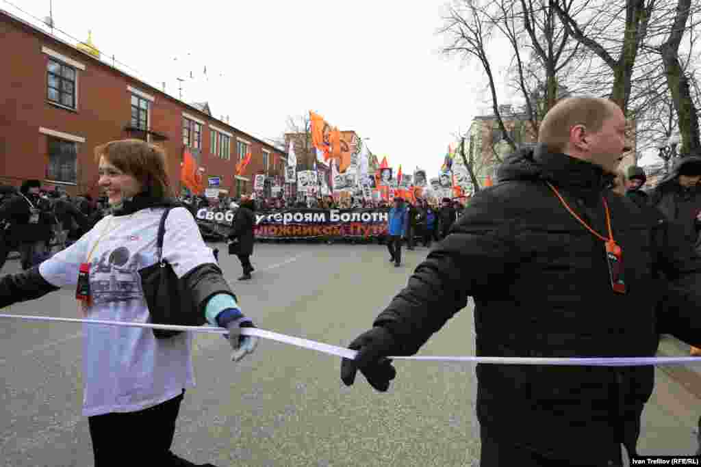 Акция за свободу &quot;узников Болотной&quot; и всех политзаключенных