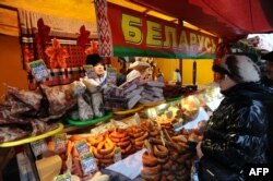 Белорусские продукты на ярмарке в Санкт-Петербурге