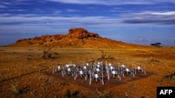 Массив антенн Murchison Widefield Array в Австралии