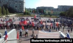 Митинг в Ангарске