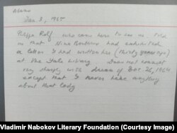 Абано. 3 января 1965. Приехала повидать нас Филиппа Рольф, сказала, что Нина Берберова выставила в библиотеке Йельского университета письмо, которое я написал ей (тридцать лет назад). Нет ли тут очевидной связи с моим сном 30 декабря 1964 года? Если исключить это обстоятельство, я ничего теперь не знаю об этой даме.